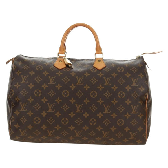 LOUIS VUITTON Monogram Speedy 40 Hand Bag M41522 LV Auth 184288V