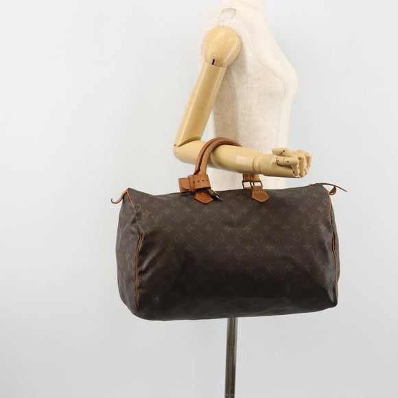 LOUIS VUITTON Monogram Speedy 40 Hand Bag M41522 LV Auth 184289A