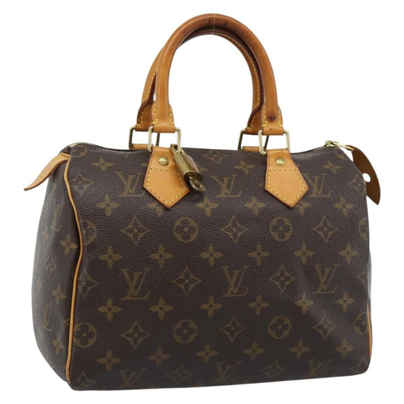 LOUIS VUITTON Monogram Speedy 25 Hand Bag M41528 LV Auth 184291V