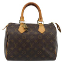 LOUIS VUITTON Monogram Speedy 25 Hand Bag M41528 LV Auth 184291V-13