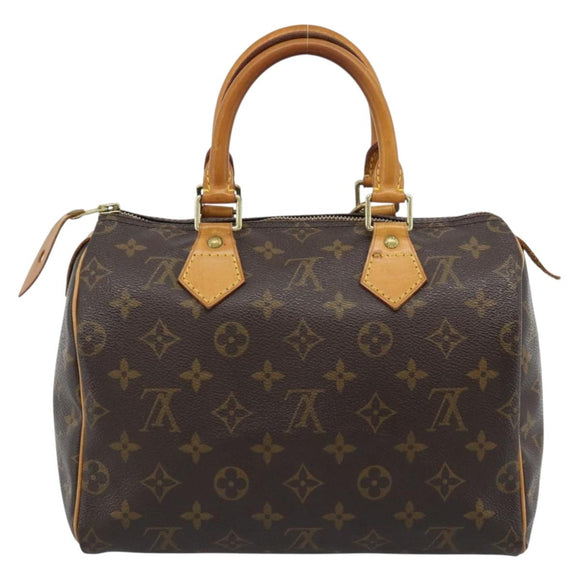 LOUIS VUITTON Monogram Speedy 25 Hand Bag M41528 LV Auth 184291V
