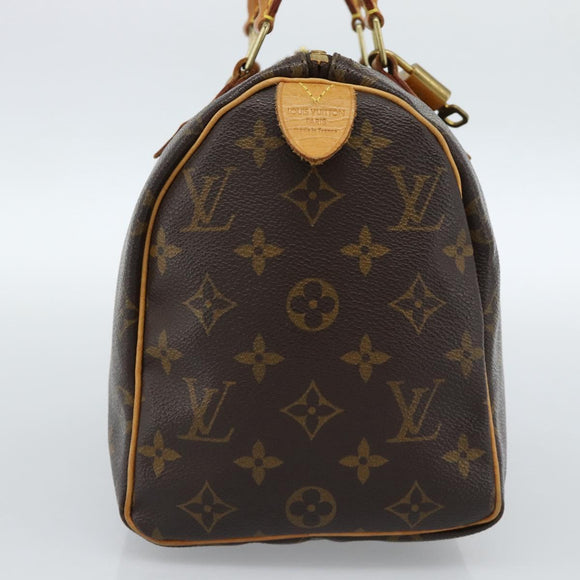 LOUIS VUITTON Monogram Speedy 25 Hand Bag M41528 LV Auth 184291V