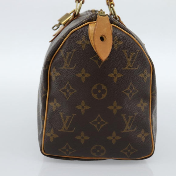 LOUIS VUITTON Monogram Speedy 25 Hand Bag M41528 LV Auth 184291V