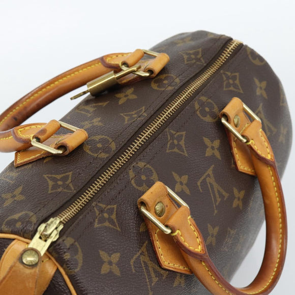 LOUIS VUITTON Monogram Speedy 25 Hand Bag M41528 LV Auth 184291V