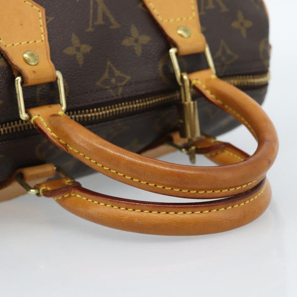 LOUIS VUITTON Monogram Speedy 25 Hand Bag M41528 LV Auth 184291V
