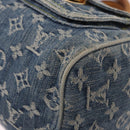 LOUIS VUITTON Monogram Denim Neo Speedy Hand Bag Blue M95019 LV Auth 184295A-15