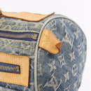 LOUIS VUITTON Monogram Denim Neo Speedy Hand Bag Blue M95019 LV Auth 184295A-19