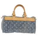 LOUIS VUITTON Monogram Denim Neo Speedy Hand Bag Blue M95019 LV Auth 184295A-2