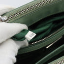 PRADA Galleria Handtasche Saffiano-Leder 2-Wege Limettengrün Silber Auth 184301A-28