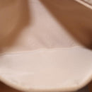 Christian Dior Trotter Canvas Romantic Hand Bag PVC Beige Silver Auth 184305A-20