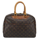 LOUIS VUITTON Monogram Deauville Hand Bag M47270 LV Auth 184309-13