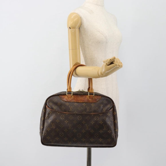 LOUIS VUITTON Monogram Deauville Hand Bag M47270 LV Auth 184309