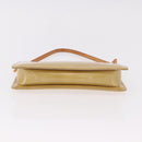 LOUIS VUITTON Monogram Vernis Lexington Pouch Beige M91010 LV Auth 184312-6