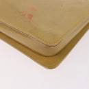 LOUIS VUITTON Monogram Vernis Lexington Pouch Beige M91010 LV Auth 184312-15
