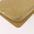 LOUIS VUITTON Monogram Vernis Lexington Pouch Beige M91010 LV Auth 184312-16