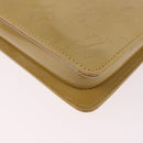 LOUIS VUITTON Monogram Vernis Lexington Pouch Beige M91010 LV Auth 184312-17