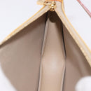 LOUIS VUITTON Monogram Vernis Lexington Pouch Beige M91010 LV Auth 184312-19