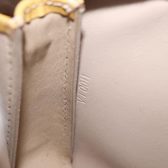 LOUIS VUITTON Monogram Vernis Lexington Pouch Beige M91010 LV Auth 184312