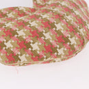 LOEWE Shoulder Bag cotton Beige Gold Auth 184313A-15