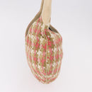 LOEWE Shoulder Bag cotton Beige Gold Auth 184313A-4