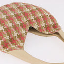 LOEWE Shoulder Bag cotton Beige Gold Auth 184313A-6