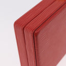 FENDI Vanity Handtas Leer Rood Goud Origineel 184315A-10