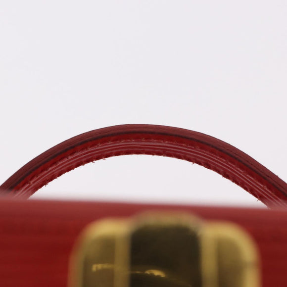 FENDI Vanity Handtas Leer Rood Goud Origineel 184315A