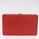 FENDI Vanity Handtas Leer Rood Goud Origineel 184315A-9
