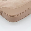 GUCCI Sherry Line Jackie Shoulder Bag Suede Pink Silver 001 3306 Auth 184319V-13