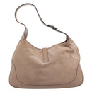 GUCCI Sherry Line Jackie Shoulder Bag Suede Pink Silver 001 3306 Auth 184319V-3