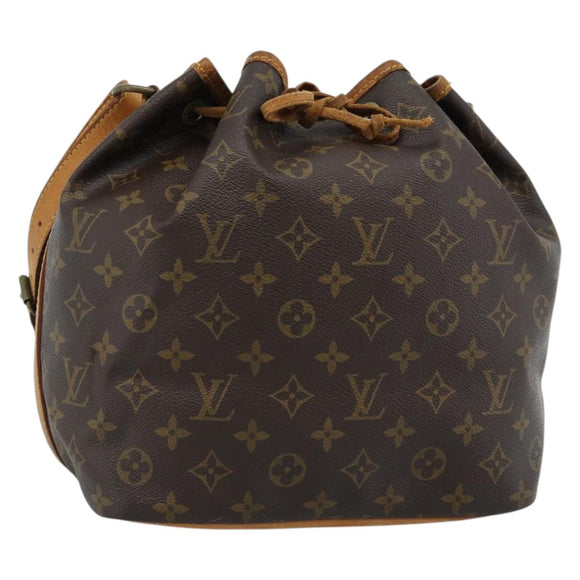 LOUIS VUITTON Monogram Petit Noe Shoulder Bag M42226 LV Auth 184320