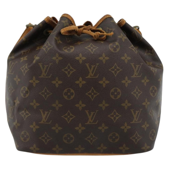 LOUIS VUITTON Monogram Petit Noe Shoulder Bag M42226 LV Auth 184320