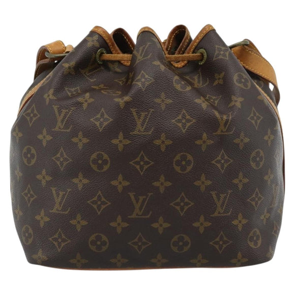 LOUIS VUITTON Monogram Petit Noe Shoulder Bag M42226 LV Auth 184320