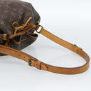 LOUIS VUITTON Monogram Petit Noe Shoulder Bag M42226 LV Auth 184320-7