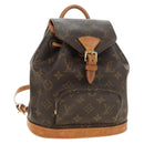 LOUIS VUITTON Monogram Montsouris PM Backpack M51137 LV Auth 184322V-1