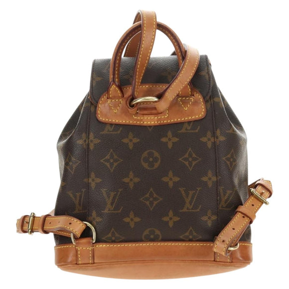LOUIS VUITTON Monogram Montsouris PM Backpack M51137 LV Auth 184322V