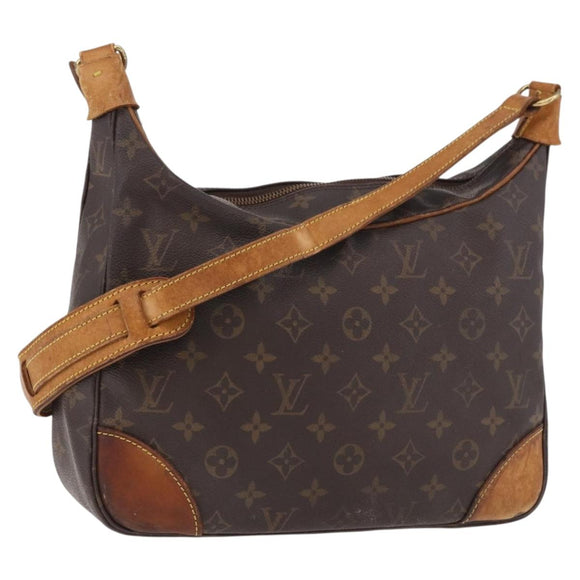LOUIS VUITTON Monogram Boulogne 30 Shoulder Bag M51265 LV Auth 184323