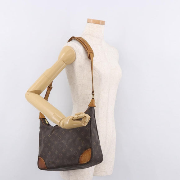 LOUIS VUITTON Monogram Boulogne 30 Shoulder Bag M51265 LV Auth 184323