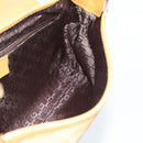 GUCCI Bamboo Jackie Shoulder Bag Suede Beige Gold 001 4096 Auth 184325V-17