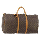 LOUIS VUITTON Monogram Keepall 60 Boston Bag M41422 LV Auth 184326A-1