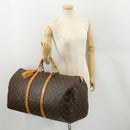 LOUIS VUITTON Monogram Keepall 60 Boston Bag M41422 LV Auth 184326A-23