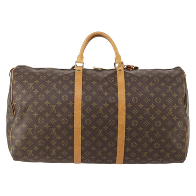 LOUIS VUITTON Monogram Keepall 60 Boston Bag M41422 LV Auth 184326A - 0