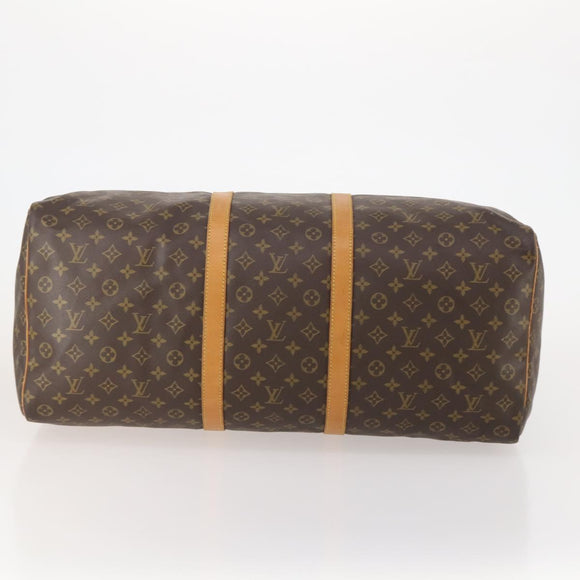 LOUIS VUITTON Monogram Keepall 60 Boston Bag M41422 LV Auth 184326A