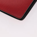 LOUIS VUITTON Epi Agenda MM Day Planner Cover Red R20047 LV Auth 184327-15