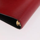 LOUIS VUITTON Epi Agenda MM Day Planner Cover Red R20047 LV Auth 184327-16