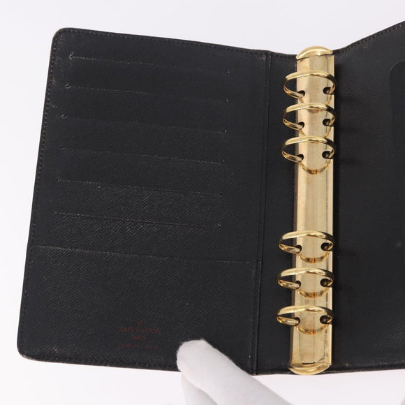 LOUIS VUITTON Epi Agenda MM Day Planner Cover Red R20047 LV Auth 184327