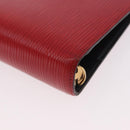 LOUIS VUITTON Epi Agenda MM Day Planner Cover Red R20047 LV Auth 184327-7