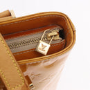 LOUIS VUITTON Monogram Vernis Houston Handtasche Beige M91004 LV Auth 184328-15