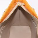 LOUIS VUITTON Monogram Vernis Houston Handtasche Beige M91004 LV Auth 184328-19