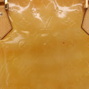 LOUIS VUITTON Monogram Vernis Houston Handtasche Beige M91004 LV Auth 184328-4
